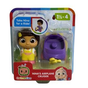 CoComelon Nina's Airplane Cruiser Toy New